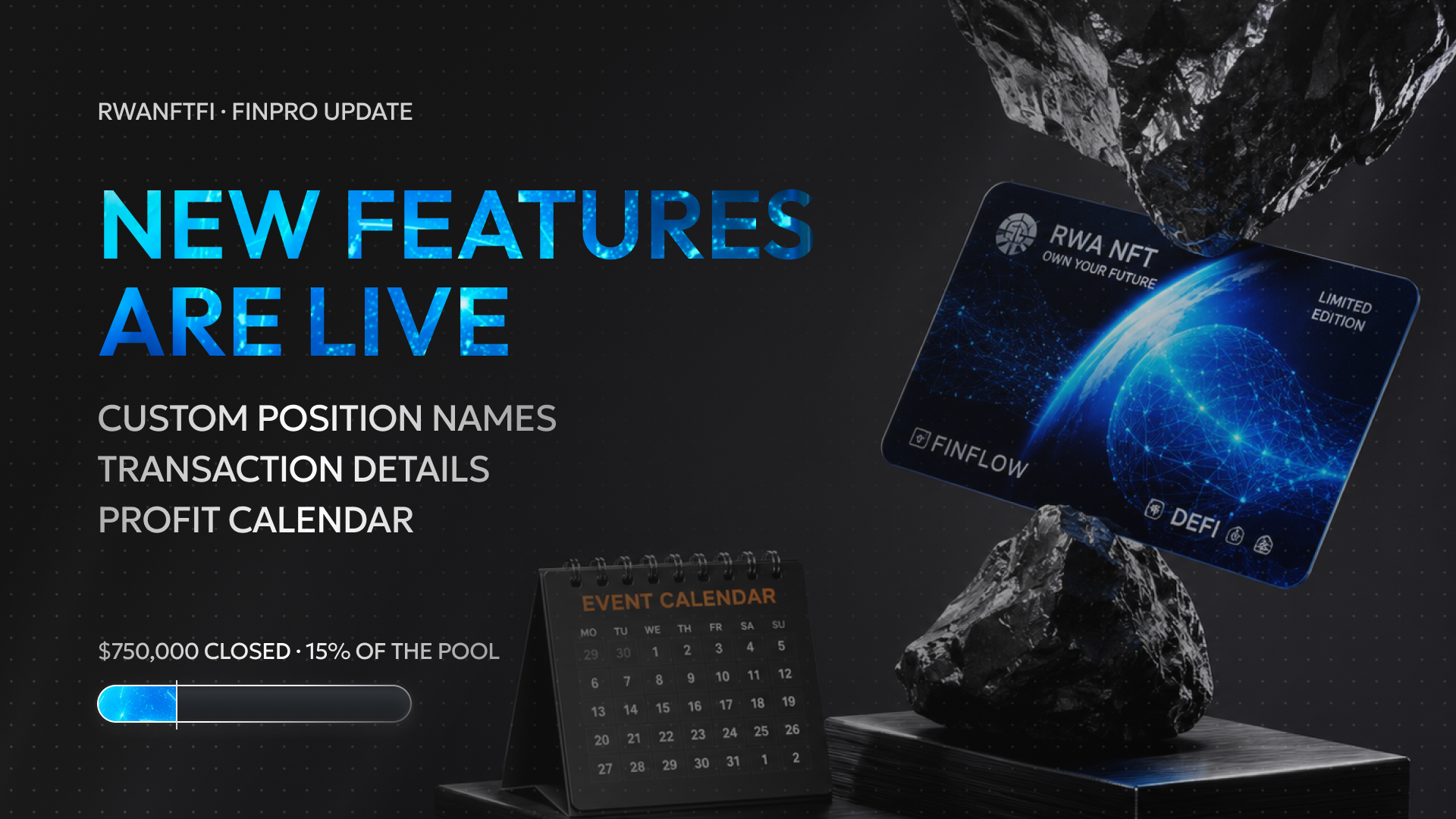 FinPro Update - Profit Calendar, Transaction Details, and Custom Position Names