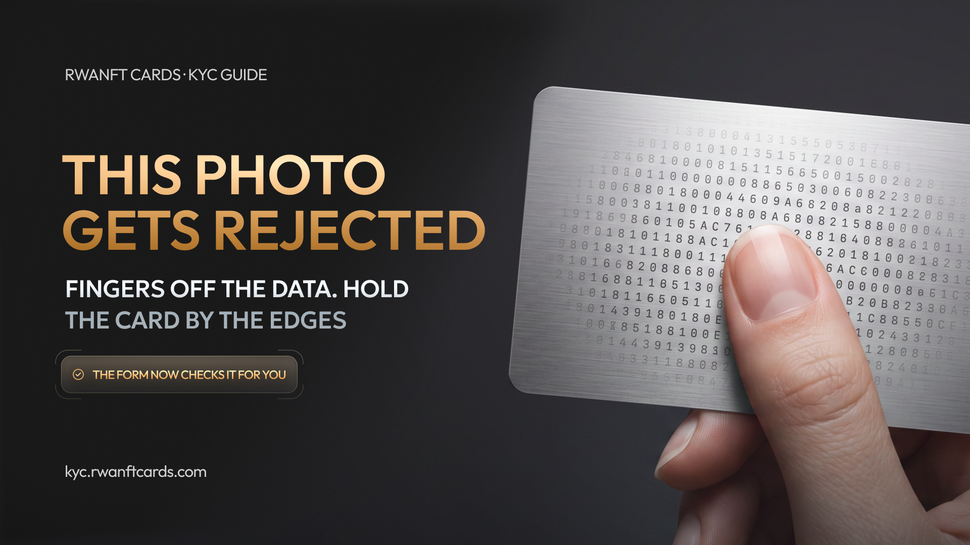 The KYC Form Now Checks Your Photos in Real Time - 600+ Applications Already In